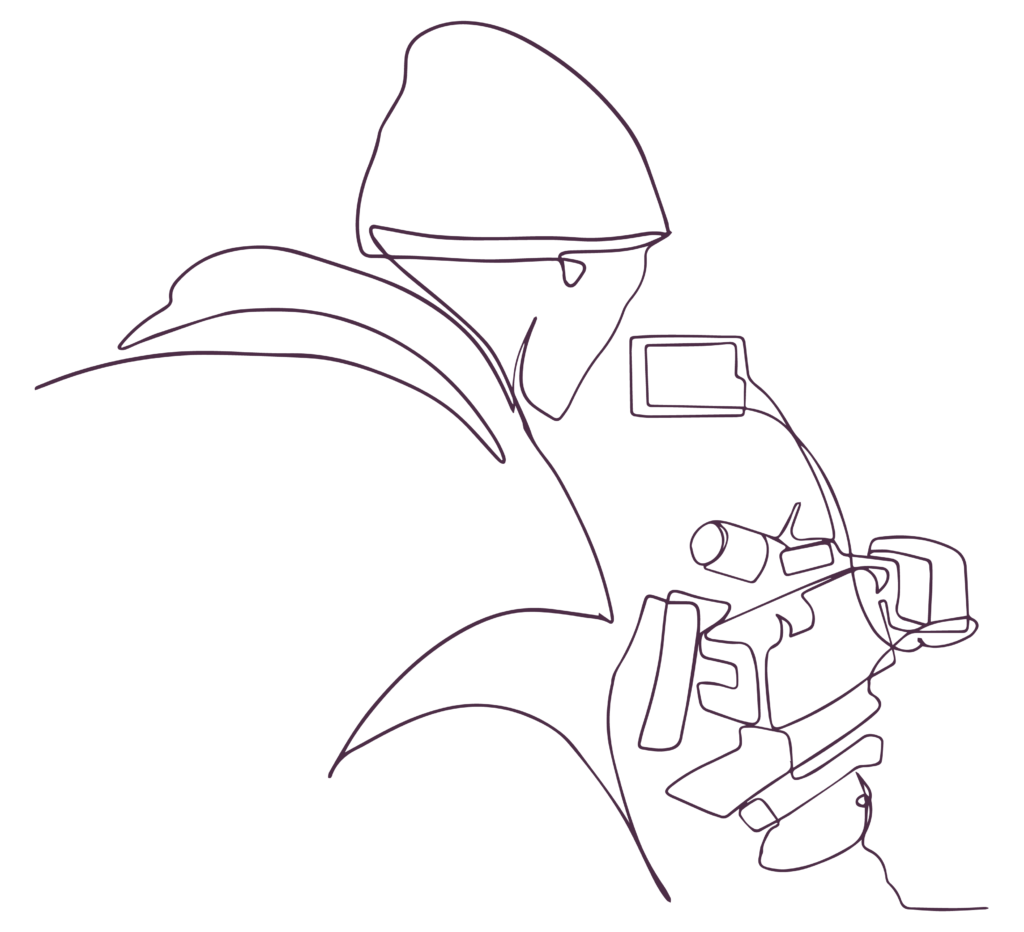cameraman clip art for 'Getting Personal on social media'