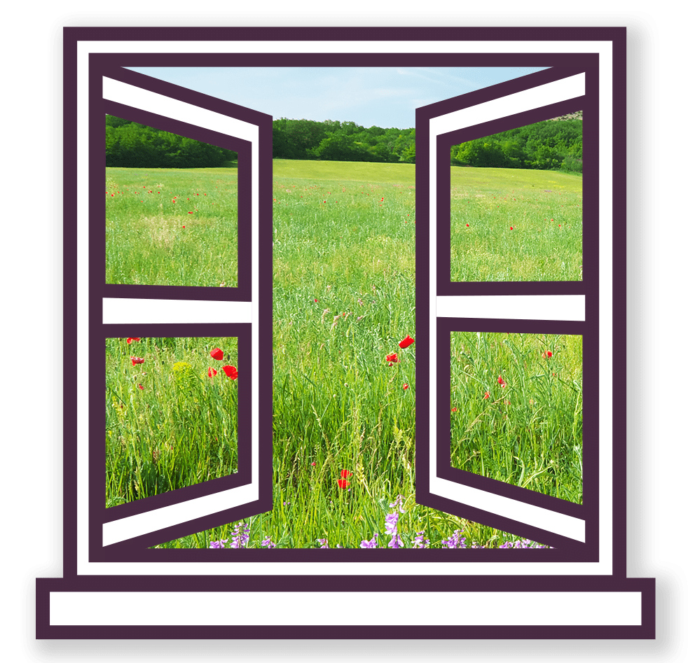 a Kalli Collective LLC open window logo for '30 days of Thanks'