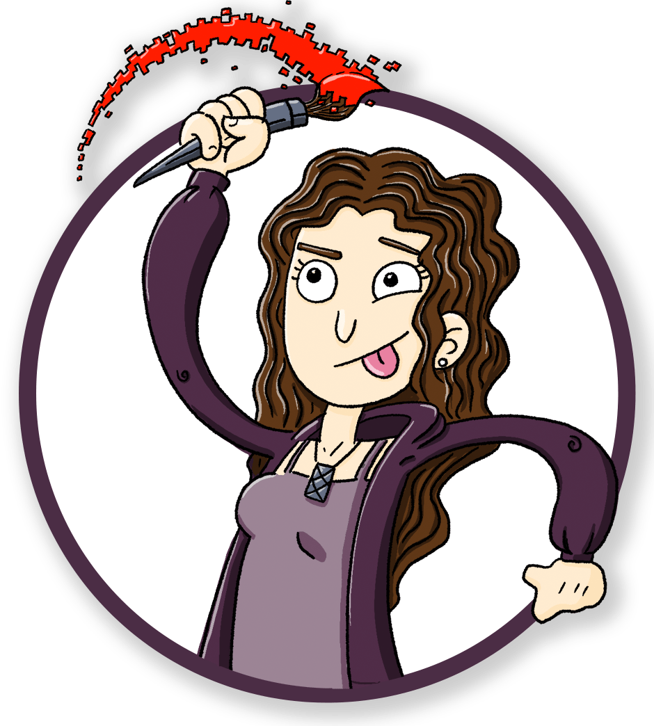 a Kalli Collective LLC circular painter clip art for '30 days of Thanks'