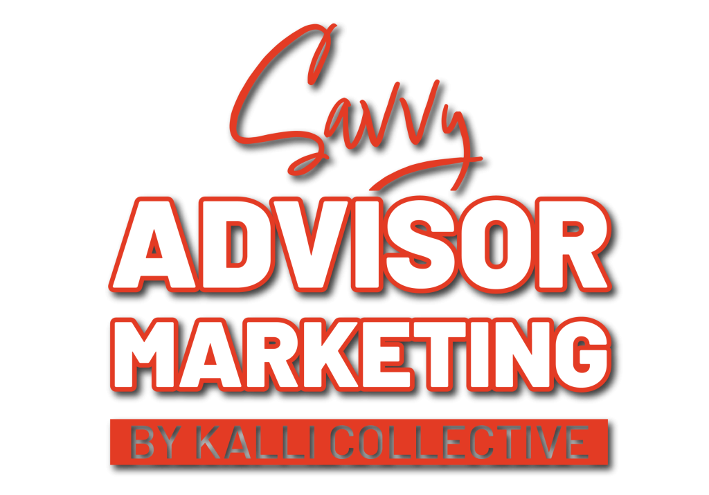 Savvy Advisor Marketing By Kalli Collective Logo