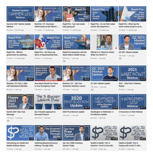 Group thumbnails of '6 Thumbnail Tips To Get More Video Views'​ podcast screenshots