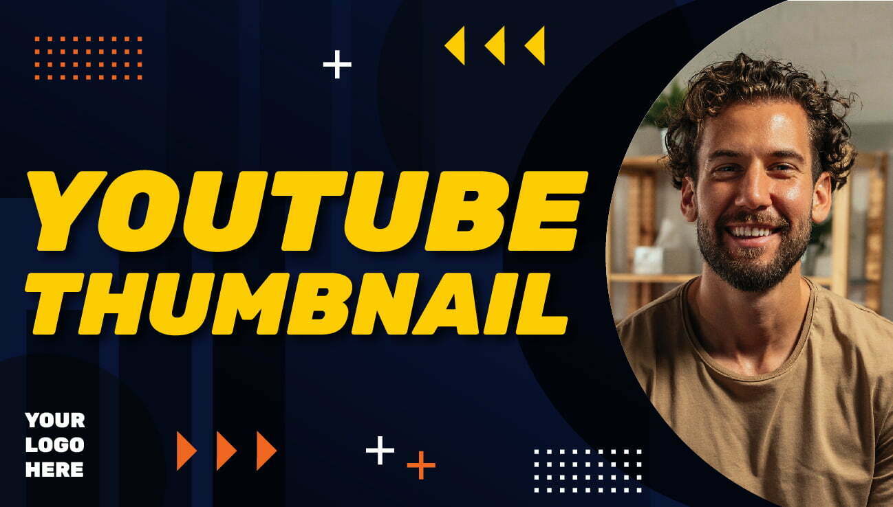 a generic thumbnail template example for 'YouTube Thumbnail' from Kalli Collective LLC blog 2022