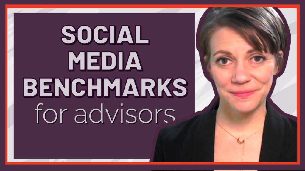 a still for Savvy Advisor Marketing Good Number Video 'Social Media Benchmarks for Advisors'