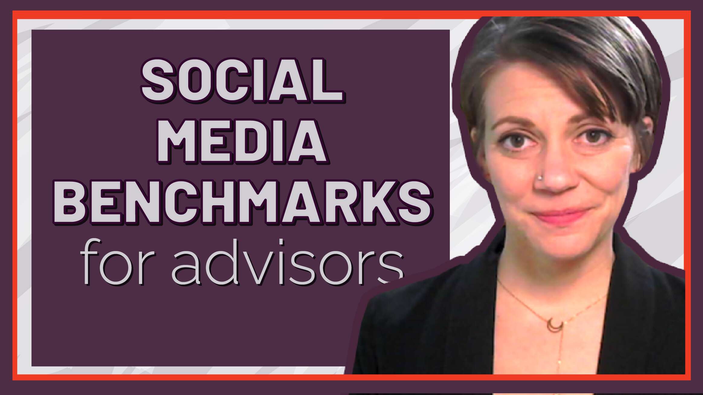 a still for Savvy Advisor Marketing Good Number Video 'Social Media Benchmarks for Advisors'