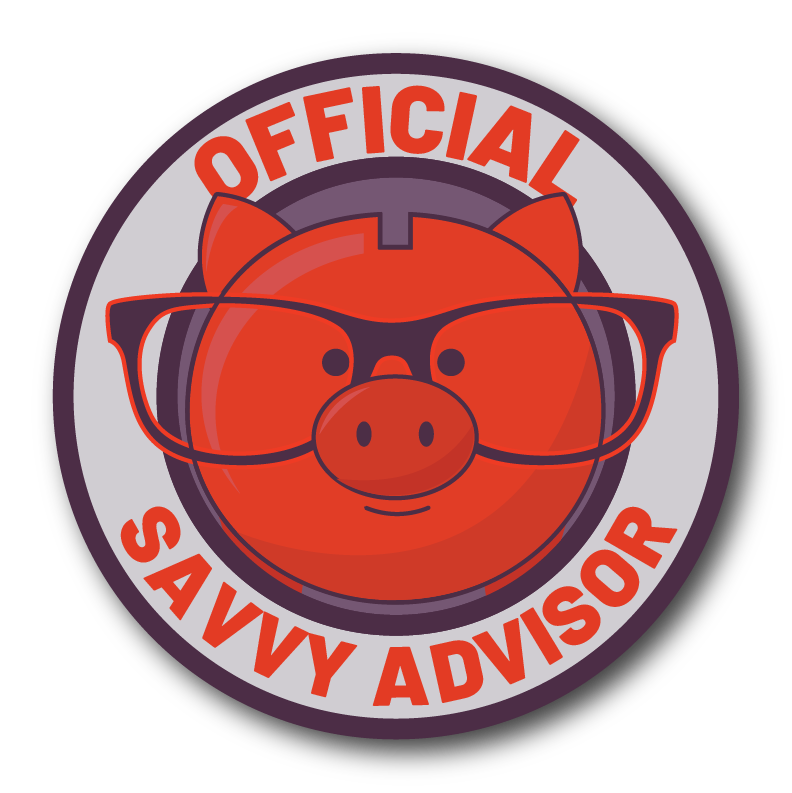 Savvy Advisor Marketing 'Official Savvy Advisor' Kevin Bacon logo